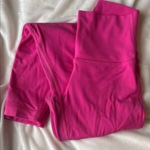 Lululemon align 25” sonic Pink Leggings size 2